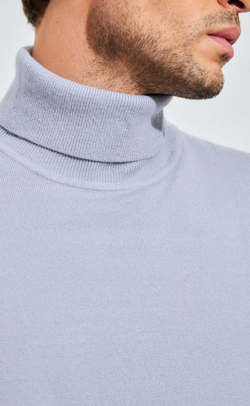 Водолазка мужская F321-15318 голубая - Fine joyce фото 3