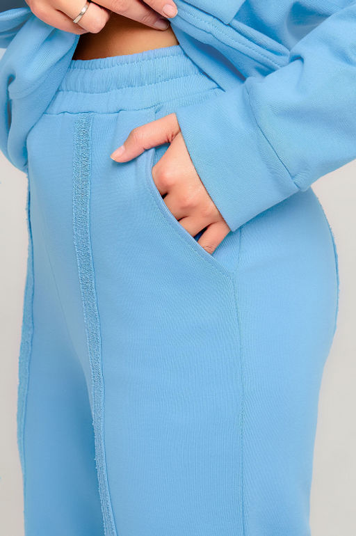 Арт. 2536 Костюм женский с брюками 44-52 (5 шт) Цвет:Голубой - Калинка фото 20