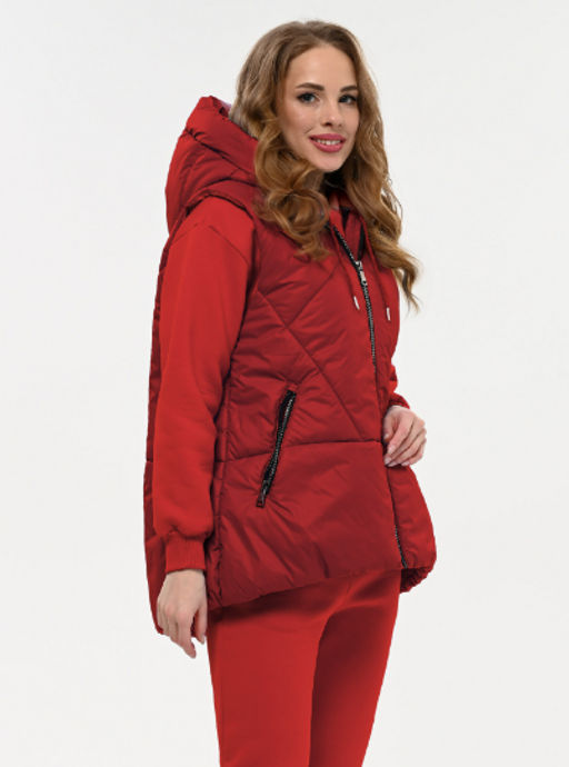 Утепленный жилет  oversize - А+б коллекция фото 6