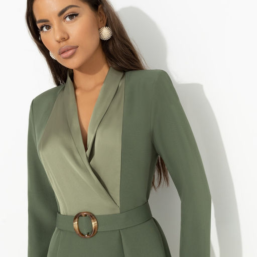 Платье с подплечниками Простая магия элегантности ( с поясом) - Charutti фото 3