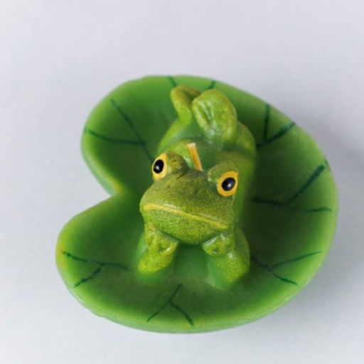 Свеча Лягушка-символ денег 5,5х7,5 см / YEH035B /уп 128/АКЦИЯ - Галеонтрейд фото 4