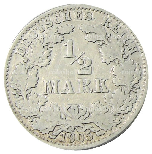 1/2 марки 1905 года A Германия