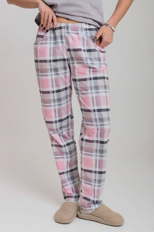 Пижама футболка и брюки М325293Пср розовый/светло-серый - Елена фото 5