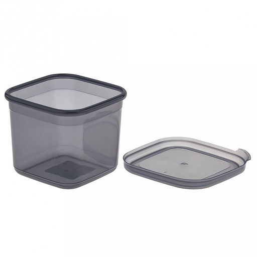 Емкость-контейнер для сыпучих продуктов пластмассовый 0,7л, 11х10,5х9,5см, полипропилен (Россия) - Домашняя мода фото 4