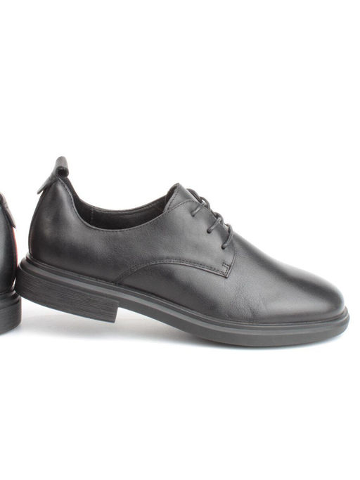 03-DYL59-1 BLACK Полуботинки женские (натуральная кожа) - Фабричный китай фото 10