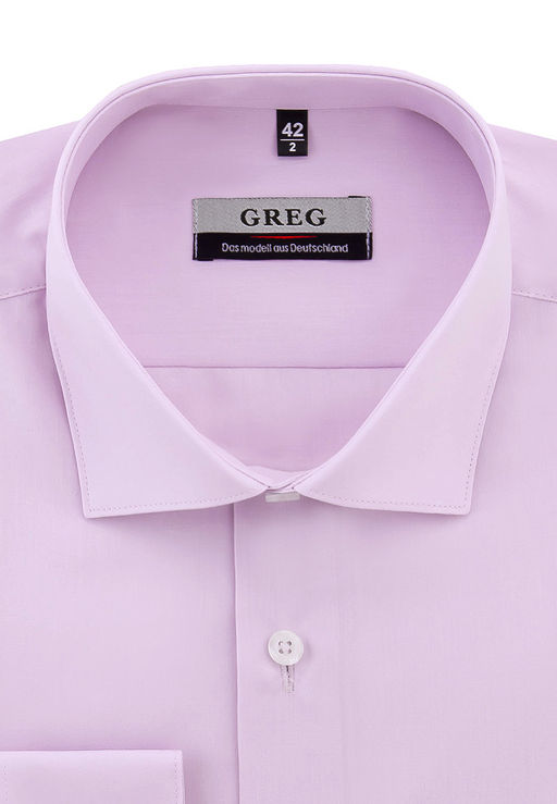 Сорочка мужская длинный рукав GREG 710/119/LIL