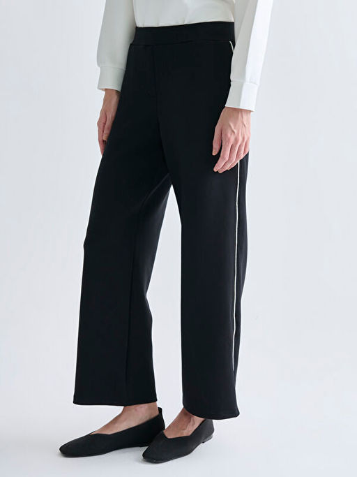 Beli Lastikli Modal Kar???ml? Kad?n Pantolon