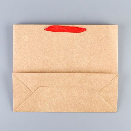 Пакет крафтовый с пластиковым окном Подарок от Деда Мороза, 31 х 26 х 11 см - Дарите счастье фото 8