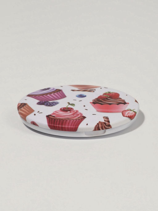 Зеркало складное «Сладости», d=7.5 см, рисунок МИКС