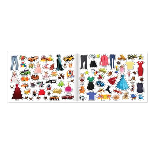 250 наклеек набор Для девочек, 2 шт. по 8 стр. - Буква-ленд фото 3