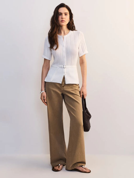 Приталенный кардиган с поясом / Zarina