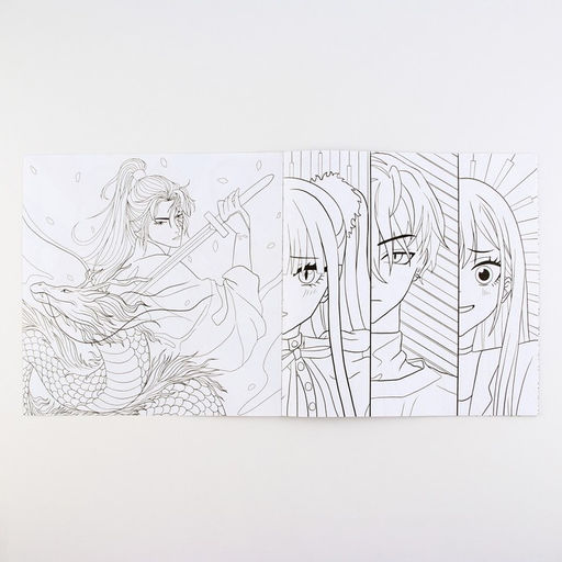 Цена за 3 шт. Раскраска-антистресс Мир Аниме