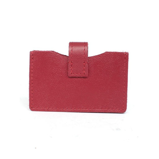 Обложка пропуск/карточка/проездной Croco-фк-1008 натуральная кожа бордо бергамо (91) 255256  фото 2