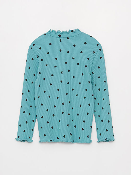 Bisiklet Yaka Uzun Kollu K?z Bebek Ti??rt 2li - Waikiki фото 3