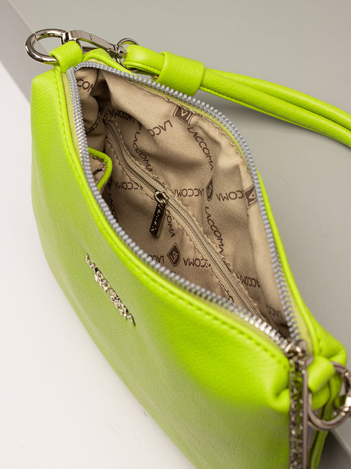 LACCOMA сумка Анжелика-Л815-лайм эко кожа хлопок  фото 6