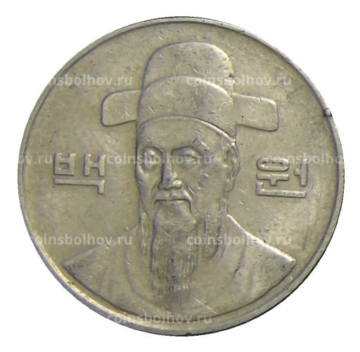 100 вон 1992 года Южная Корея