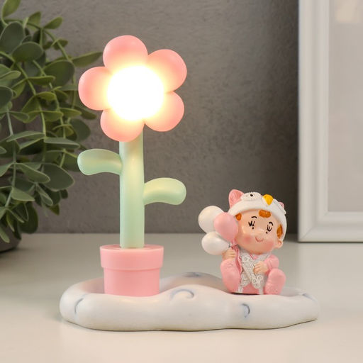 Фигурка светящаяся Малышка в забавной шапке, 12?6.7?13 см, МИКС