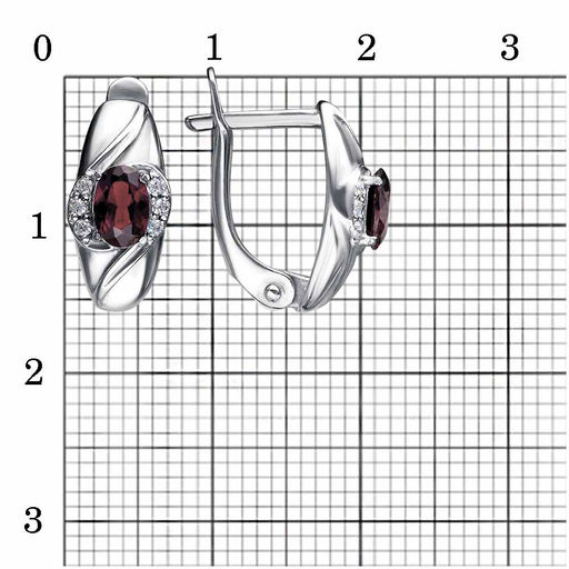 СЕРЬГИ 33111402ДГр - Красная пресня фото 6