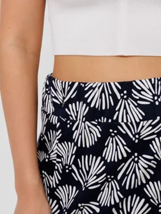 Юбка женская Ю-15 (кулирка) Тёмно-синий веер - Elenatex фото 50