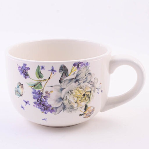 60209 Кружка 550мл Букет фантазий доломит LR (х36)