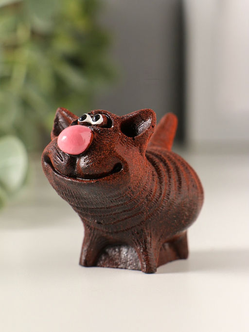 Фигурка «Кот Улыбка», 5×3.5×5.5 см, МИКС
