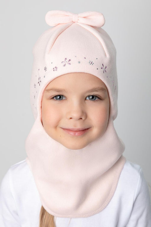 Crockid _ КВ 20253/персик шапка-шлем дет