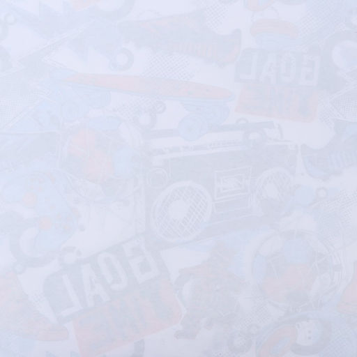 Цена за 2 шт. Бумага упаковочная глянцевая «Футбол», 70×100 см, 1 лист