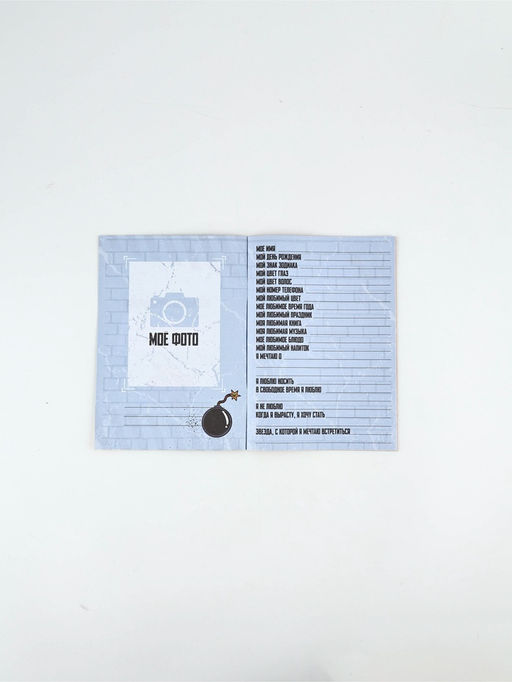 Подарочный набор. анкета для мальчиков А5, 16 л., ручка Танк - Artfox фото 5