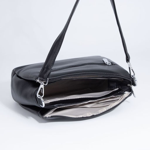 Сумка кросс-боди на молнии, цвет чёрный - Simaland фото 6