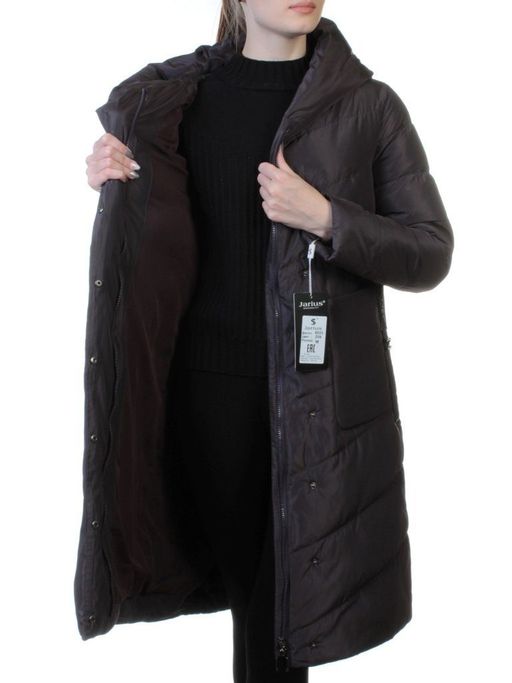 8033 DK. VIOLET Пальто женское зимнее (био-пух) - Fashion фото 8