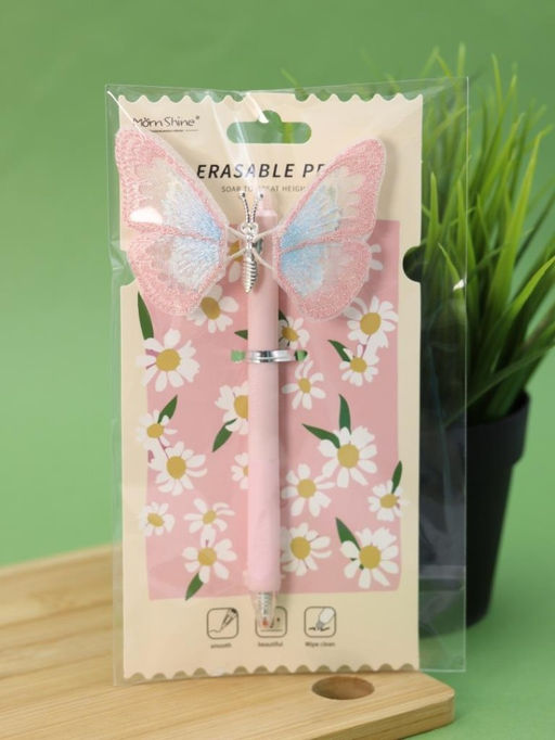 Ручка пиши-стирай "Beautiful butterfly", pink