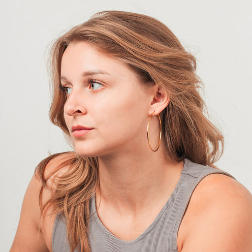 Серьги Кольцо 60 Fiore Luna