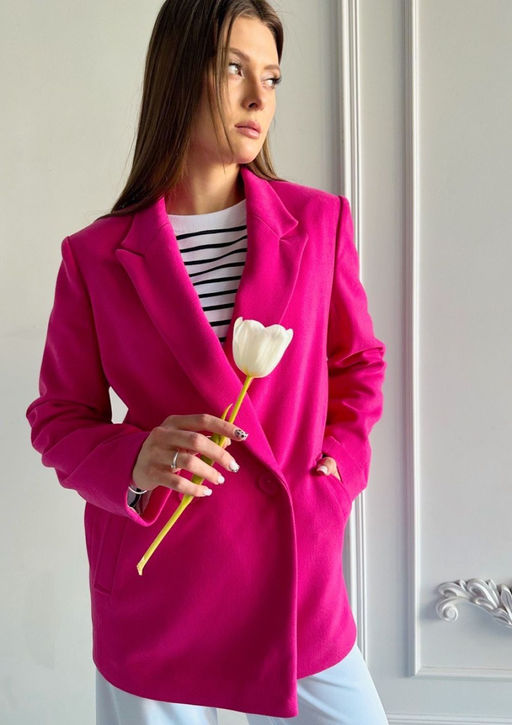 Пальто AURA 7026-164 фуксия  фото 4