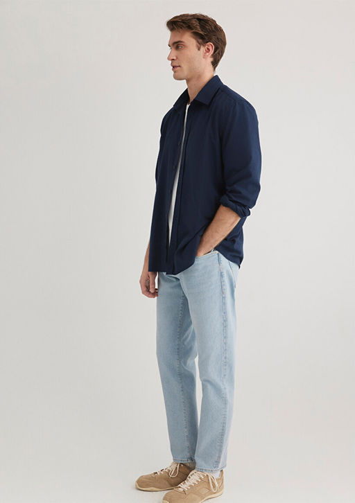 Lacivert Gomlek - Mavi фото 3