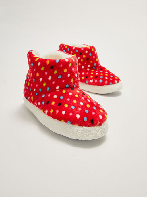 Puantiye Desenli Pel?? K?z ?ocuk Ev Botu - Waikiki фото 3