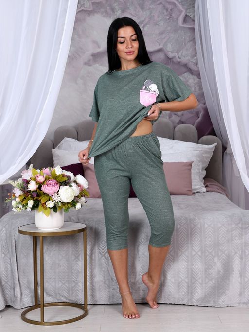 ДК-309 бриджи ДОМАШНИЙ ЖЕНСКИЙ КОСТЮМ - А-дина фото 3