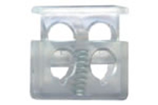 Зажим пластик Micron A 1189 d 4 мм в пакете 72 шт №01 черный