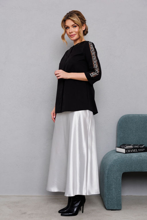 Юбка AMORI 3133 серый  фото 3