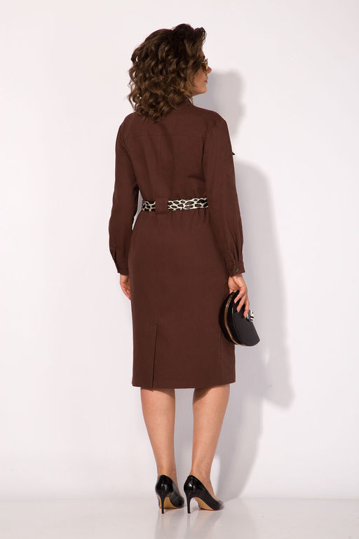 Платье Liliana 1416Н шоколад  фото 3