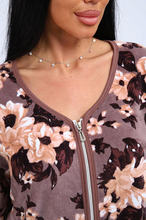 Халат велюровый на молнии (941-6) - Плиона фото 183