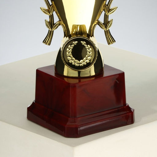 Кубок 184C, зол., подставка пластик, 21 9 6.5 см - Командор фото 6