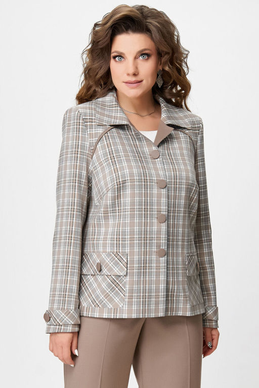 Жакет FITA 20751 бежево-коричневый