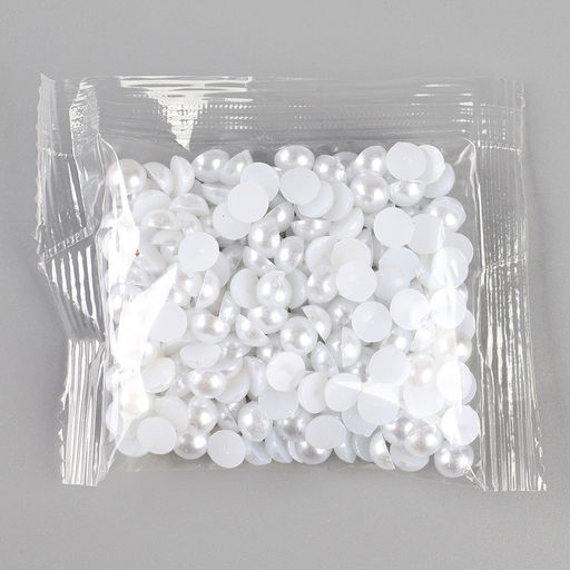 Ёлочный шар своими руками на новый год. Декор полубусинами «Белый», набор для творчества