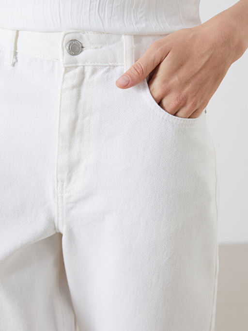 Barrel Fit Kad?n Jean Pantolon