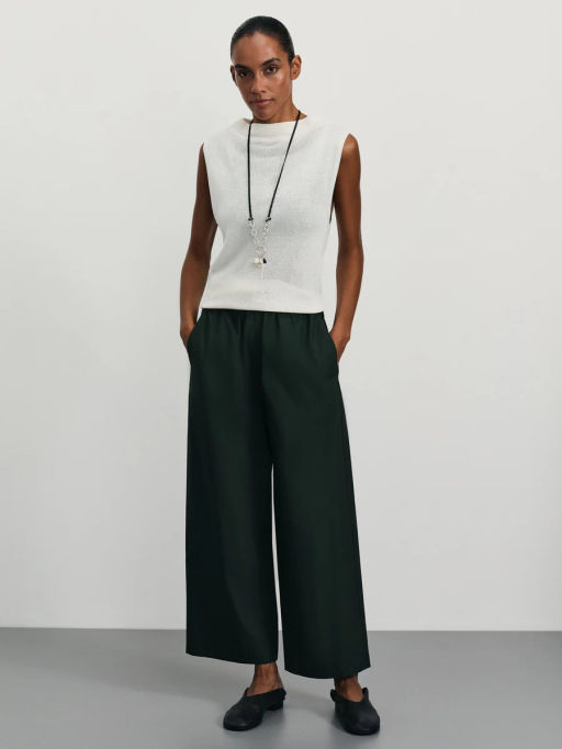 Широкие брюки из 100% хлопка / Zarina  фото 6