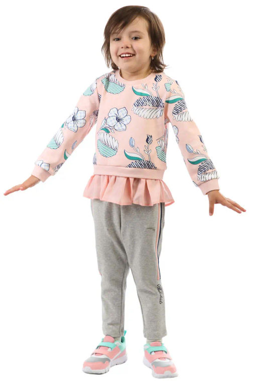 Брюки трикотажные Серый меланж - Anta sport фото 5