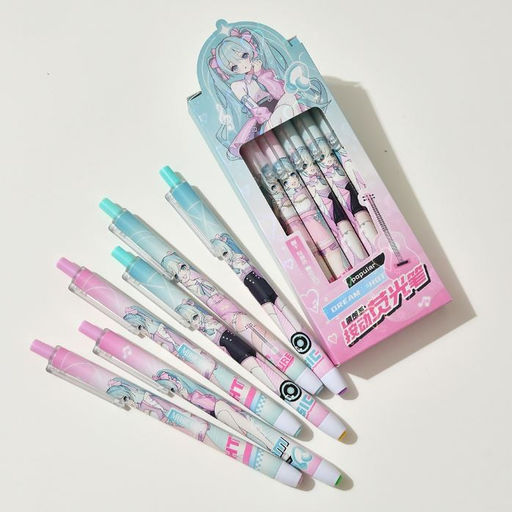 Набор маркеров-текстовыделителей 6 шт. "Star girl"