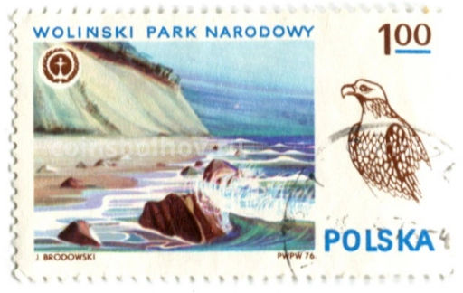 Марка Великопольский национальный парк 1976 год Польша