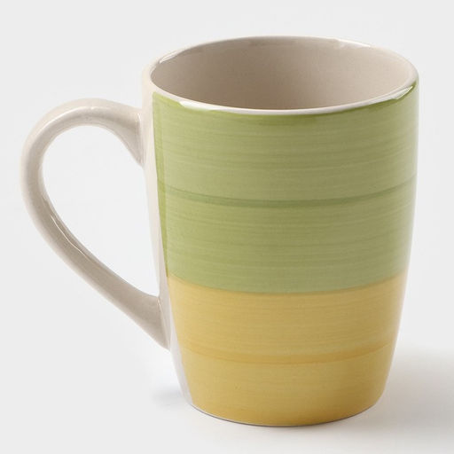 Кружка керамическая Доляна Подсолнух, 360 мл, цвет зелёный фото 2