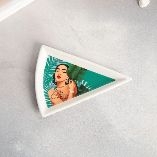 Чайная пара керамическая You are loved: кружка 130 мл, блюдце 11?14.5 см - Дорого внимание фото 7